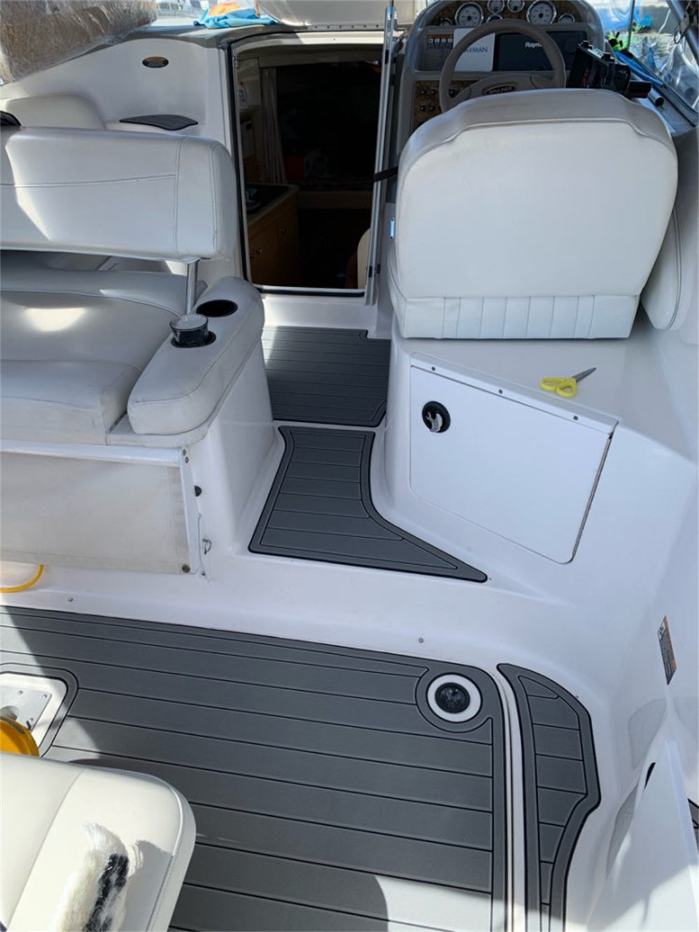 EVA Boat Flooring Kit for 2000 Bayliner 2855 – Cabin Cruiser Marine Flooring & Non Slip Deck Upgrade for Mid-Age Family Weekender Boats - Hxbyx