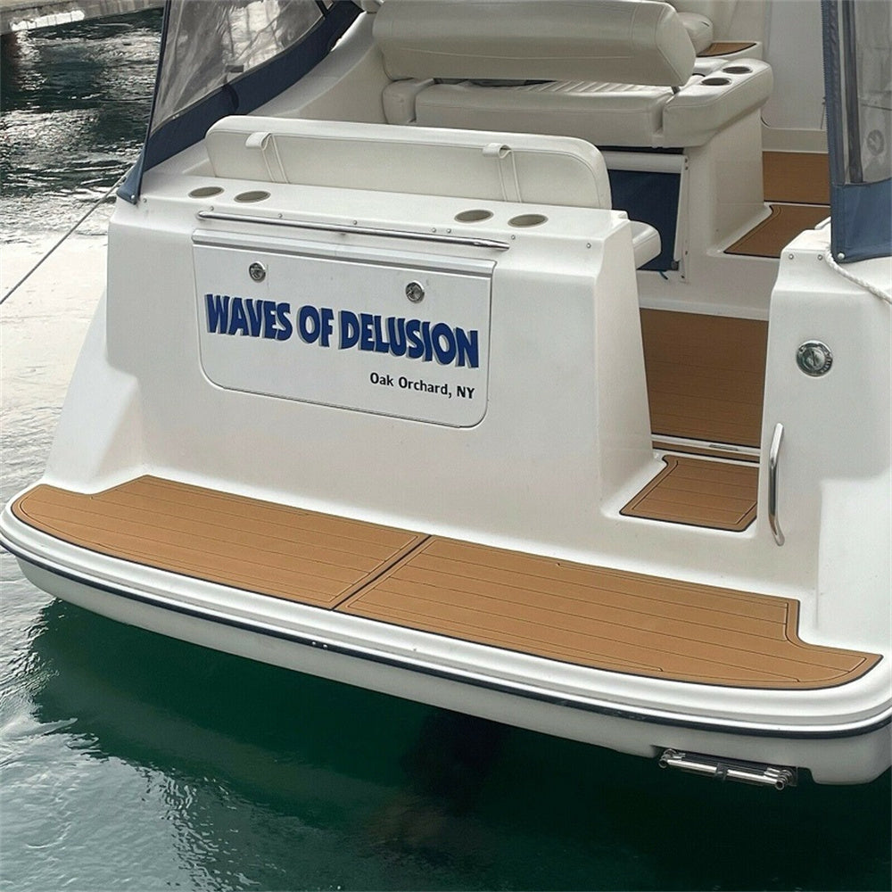 EVA Boat Flooring Kit for 2000 Bayliner 2855 – Cabin Cruiser Marine Flooring & Non Slip Deck Upgrade for Mid-Age Family Weekender Boats - Hxbyx