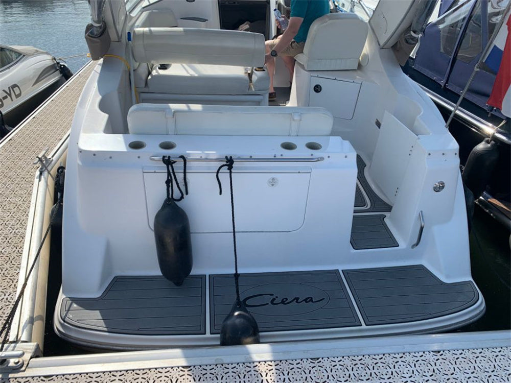 EVA Boat Flooring Kit for 2000 Bayliner 2855 – Cabin Cruiser Marine Flooring & Non Slip Deck Upgrade for Mid-Age Family Weekender Boats - Hxbyx