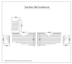 2000 Sea Ray Sundancer 340 Eva Foam Boat Flooring Faux Teak Boat Deck Foam Boat Decking Marine Mat Cockpit Swim Platform Pads - hxbyx