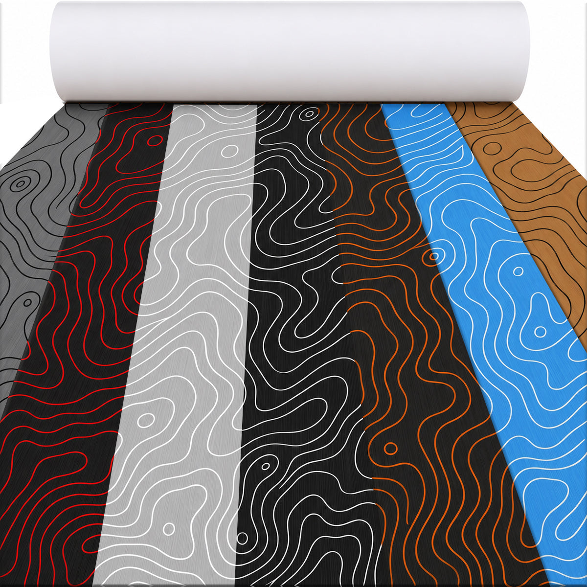 Topographic Contour DIY EVA Foam Sheet – Customize Your Colors