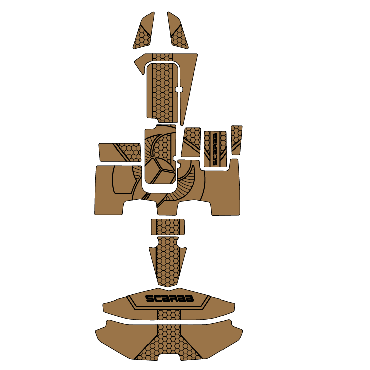 SeaDoo 2011-2016 Scarab 165ID – Custom EVA Foam Marine Flooring Kit - hxbyx